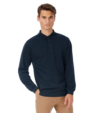 Picture of Man  l/sleeve polo shirt 
