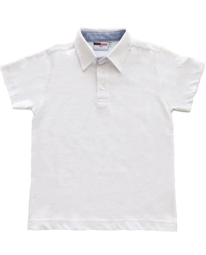 Immagine di Polo in jersey m/corta con collo a camicia